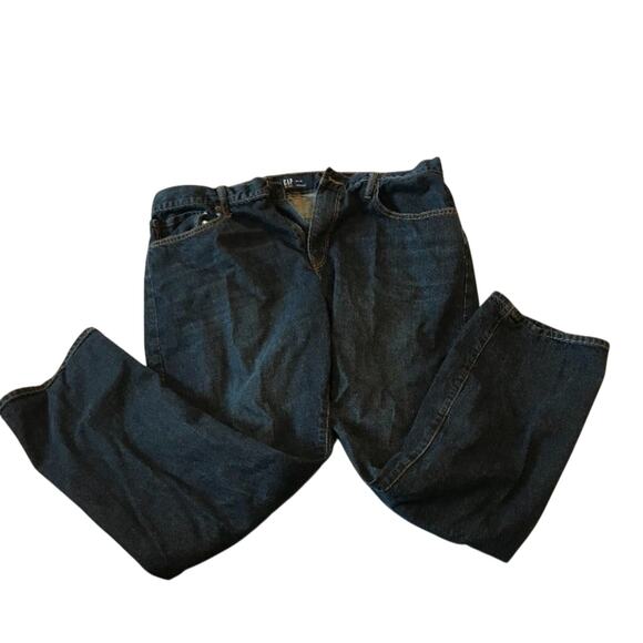 Gap Straight Leg Blue Jeans Mens 40x32 - Picture 3 of 4